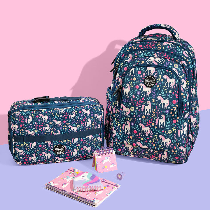 Unicorn Large School Backpack - Alimasy