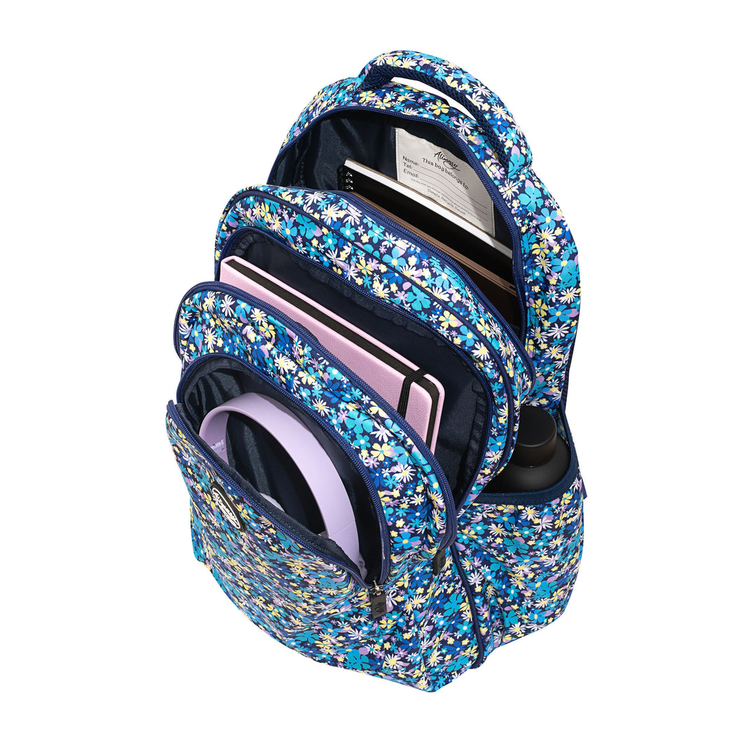 Ditsy Daisy Large School Backpack - Alimasy