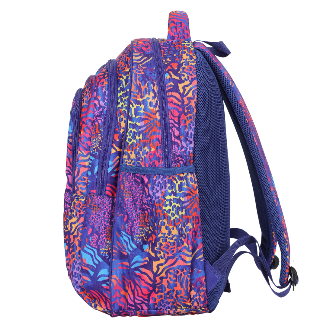 Animal Print Large School Backpack - Alimasy