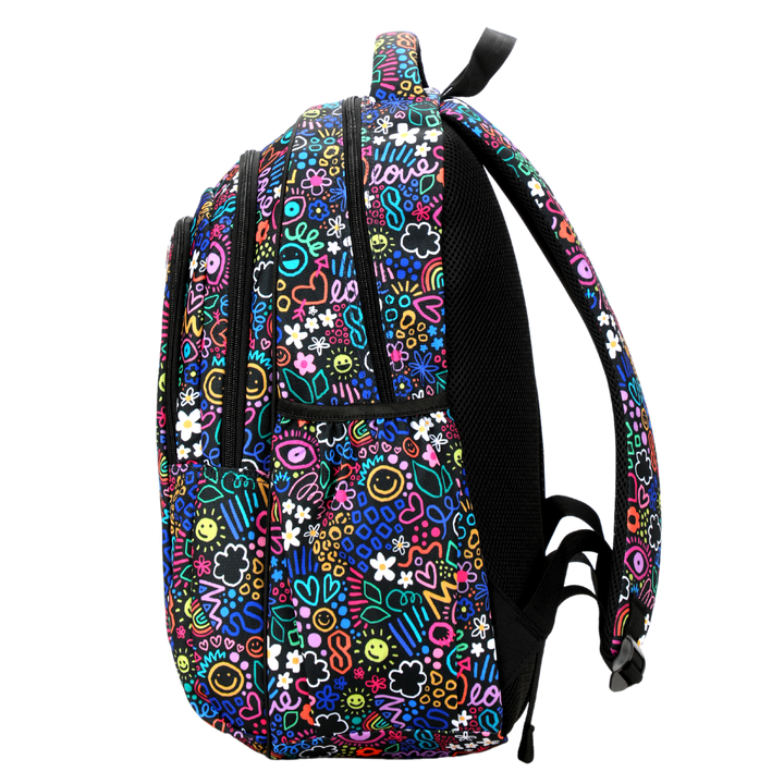 Doodle Large School Backpack - Alimasy