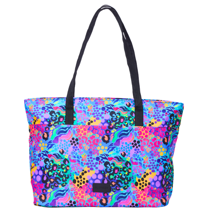 Electric Leopard Tote Bag