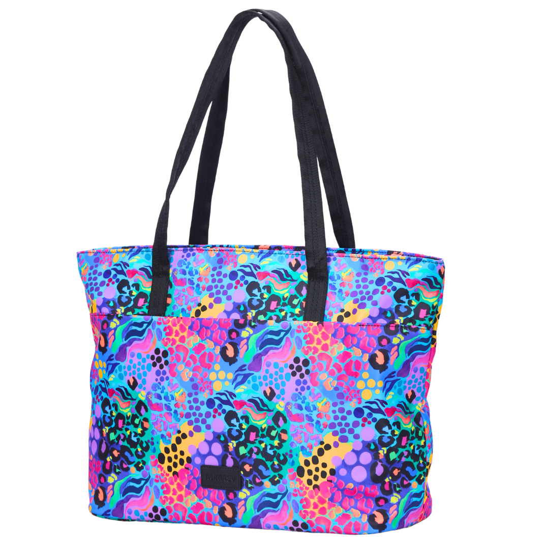 Electric Leopard Tote Bag