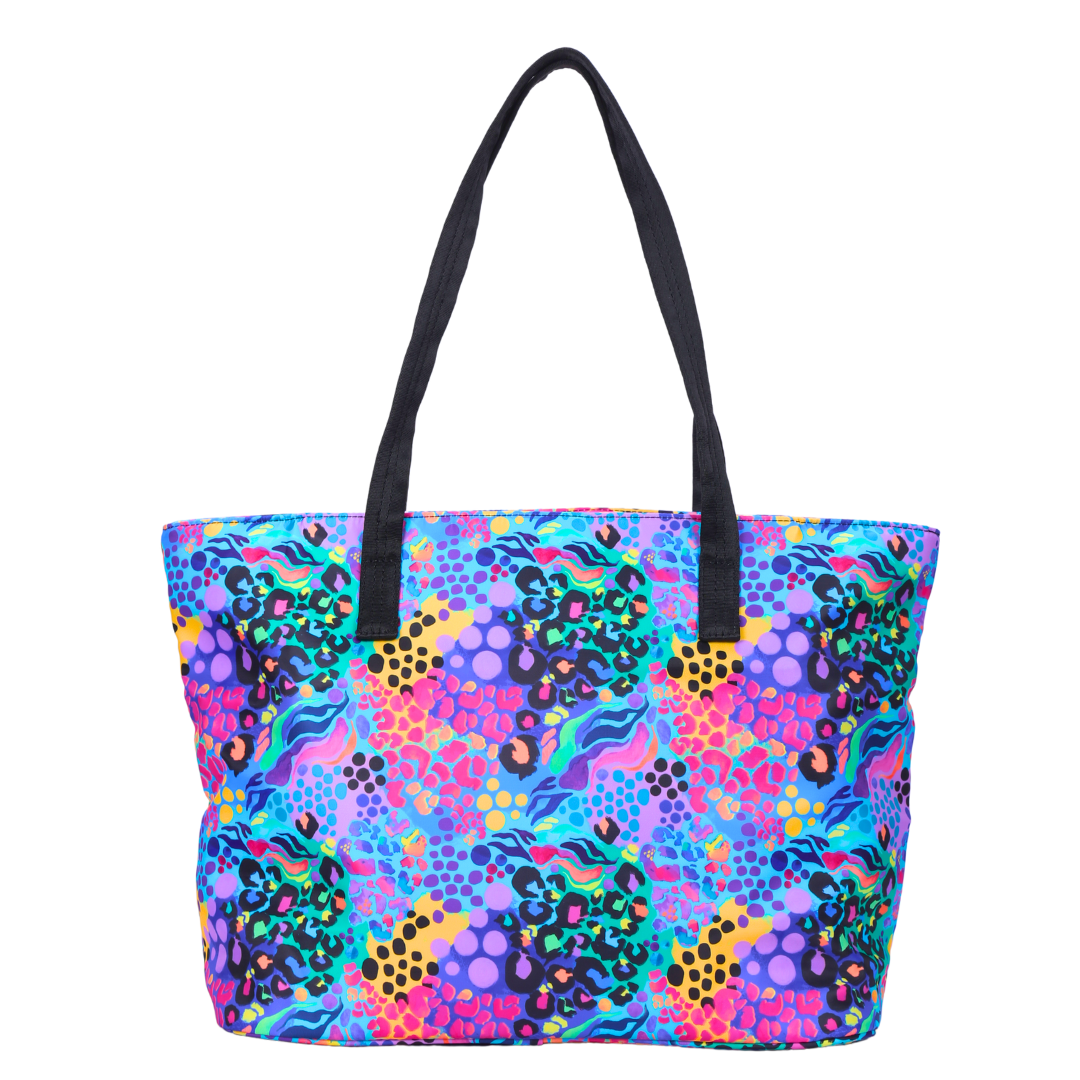 Electric Leopard Tote Bag