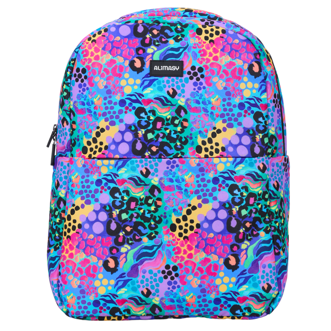 Electric Leopard Laptop Backpack