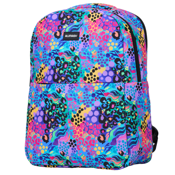 Electric Leopard Laptop Backpack