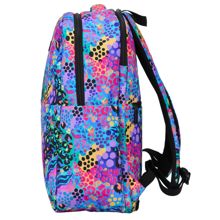 Electric Leopard Laptop Backpack