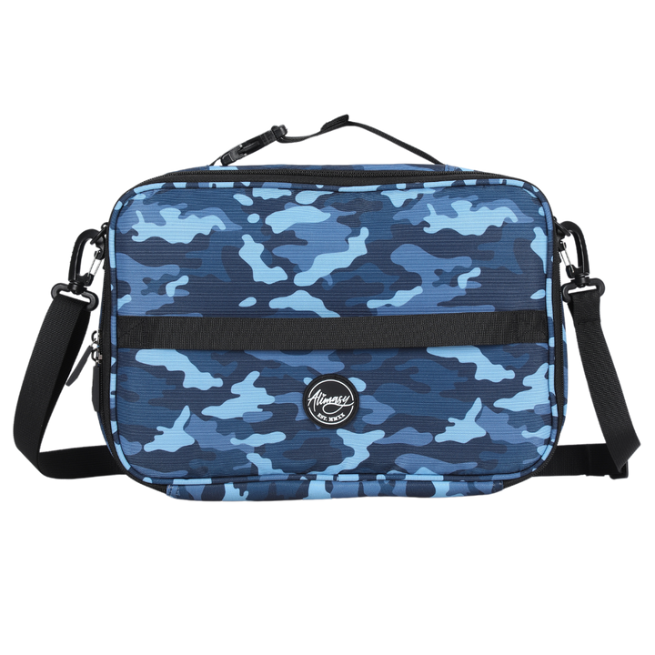 Large Insulated Lunch Bag Blue Camo