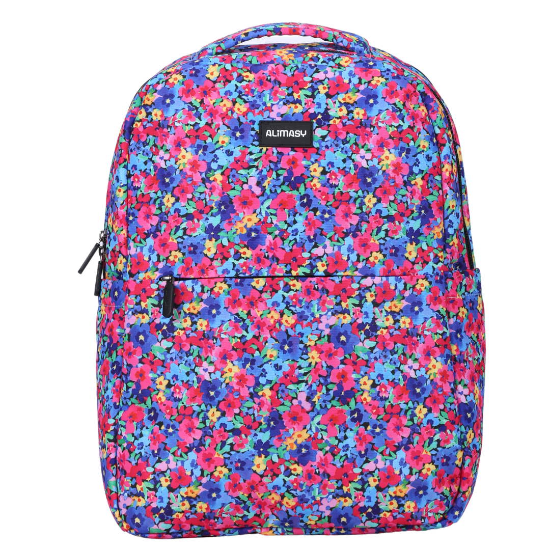 Multi Coloured Ditsy Flowers Laptop Backpack