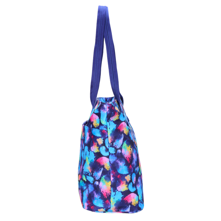 Rainbow Splatter Tote Bag