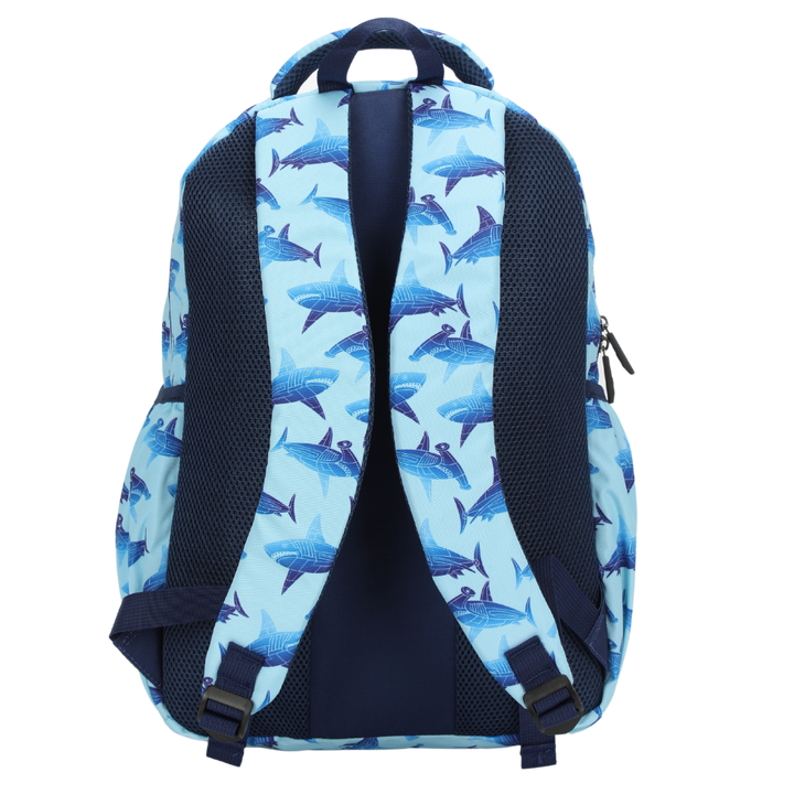 Robot Shark Large School Backpack - Alimasy