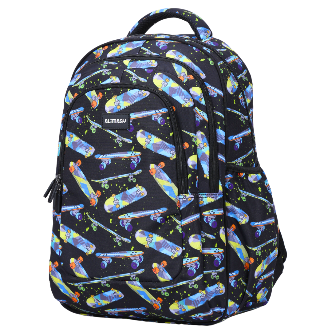 Skateboard Large School Backpack