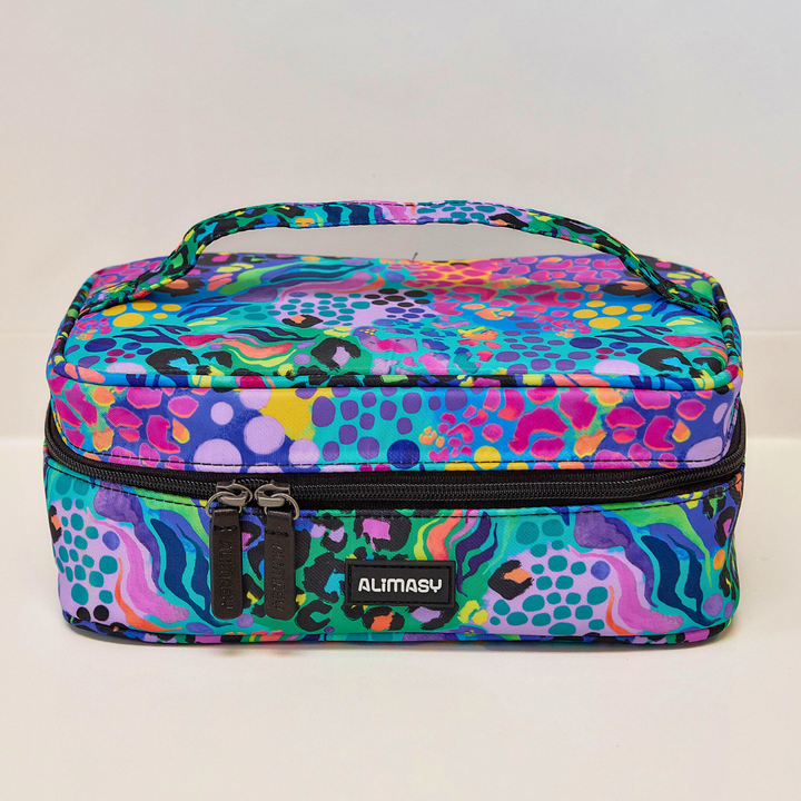 Toiletry & Makeup Storage Bag Electric Leopard