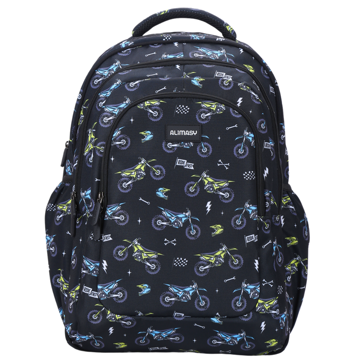 Motorcross Large School Backpack