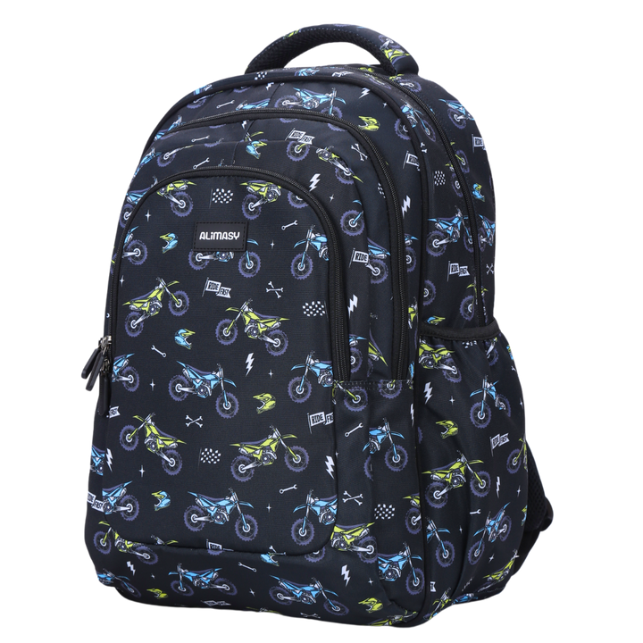 Motorcross Large School Backpack