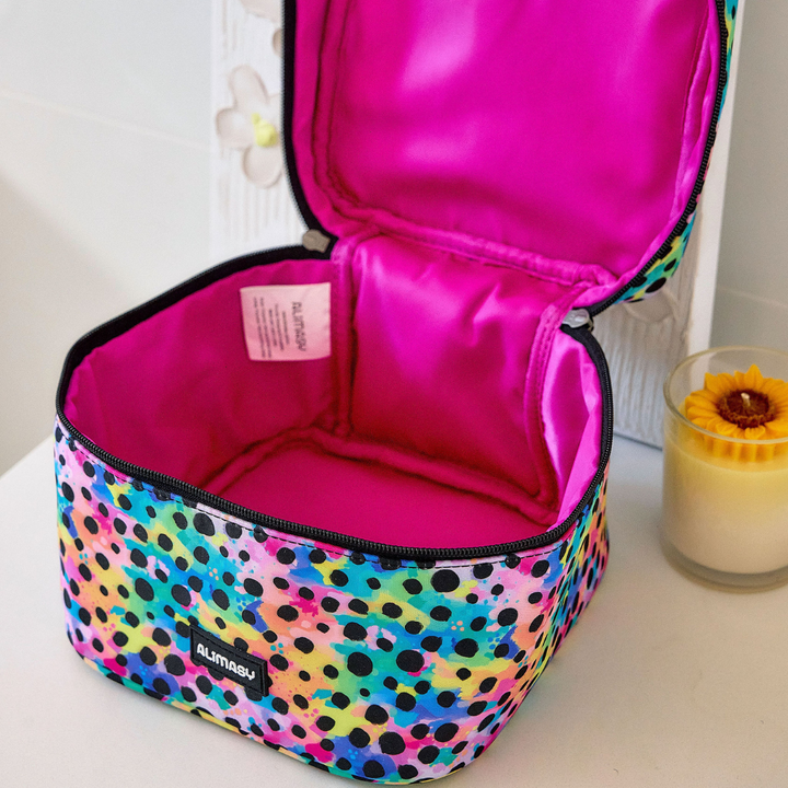 Vanity Case Rainbow Cheetah