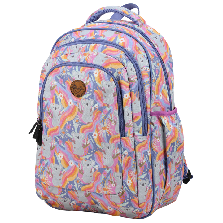 Cheerful Koala Large School Backpack - Alimasy