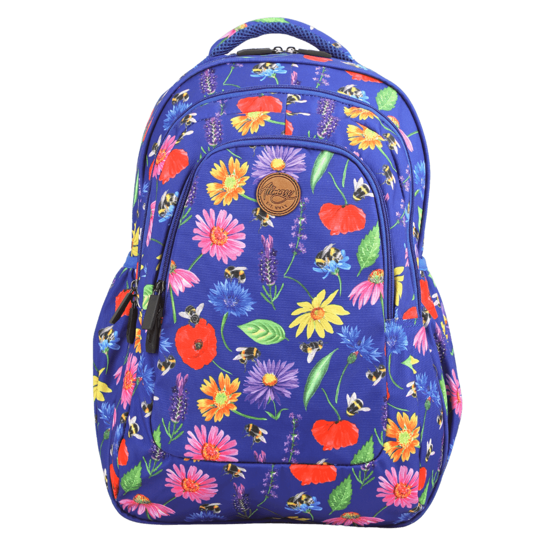 Bees & Wildflowers Kids School Backpack - Alimasy