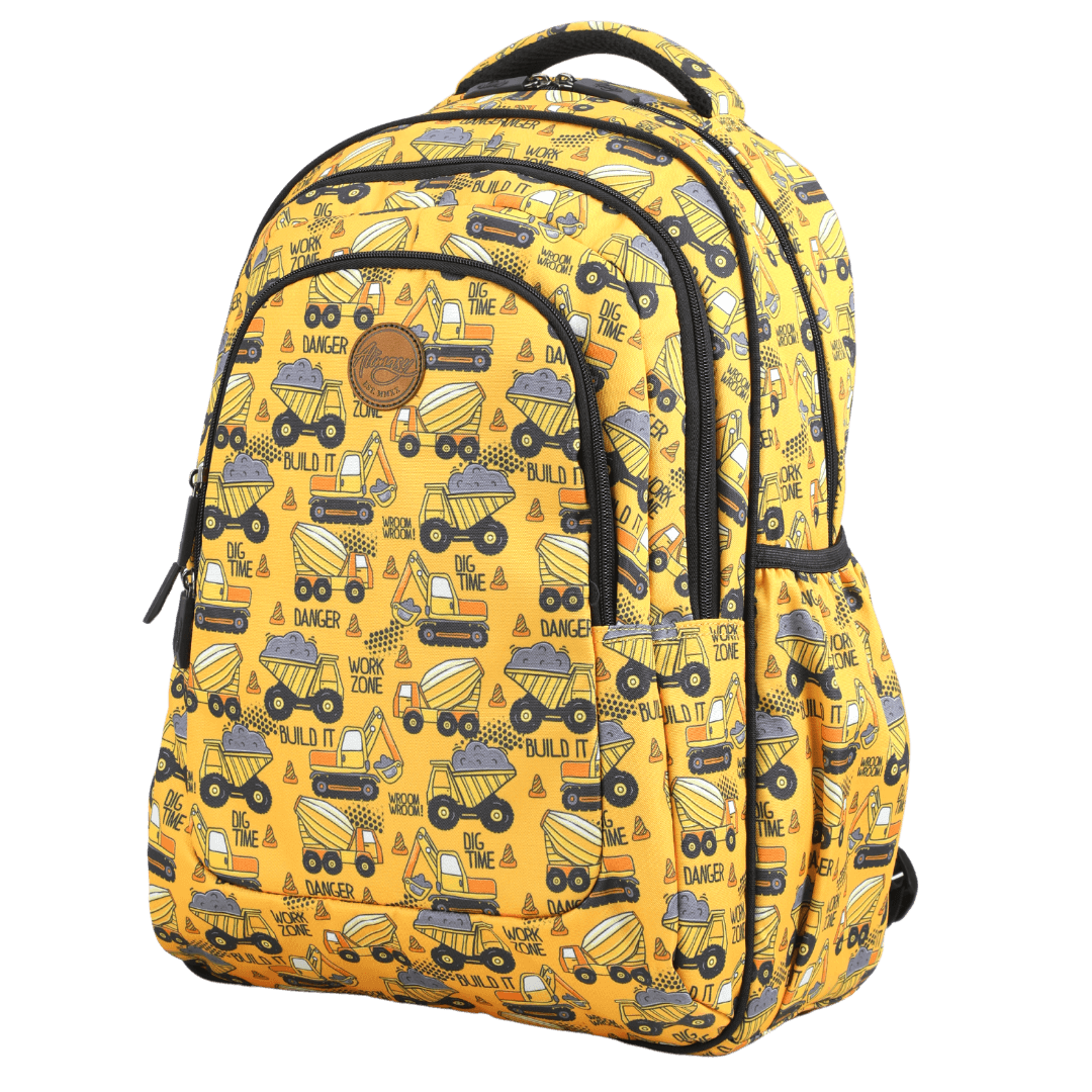 Construction Kids School Backpack - Alimasy